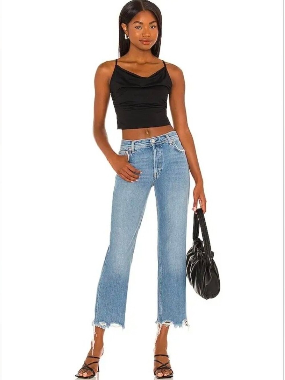 ❤️ FREE PEOPLE WE THE FREE MAGGIE STRAIGHT JEANS, 4